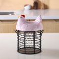 thumbnail image 3 of Egg Storage Basket Large-capacity Chicken Cover With Ceramic Nordic Egg Storage Holder For Kitchen - Jxlgv, 3 of 5