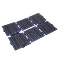 thumbnail image 3 of Cargador plegable del banco de energía solar del teléfono móvil de la prenda impermeable del cargador del panel solar de 30W 12V/5V ETFE, 3 of 8