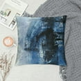 thumbnail image 2 of Nawypu  Throw Pillow Covers Modern Home Art Decor Pillow Cases Decorative, Abstract Oil Painting Pillowcases for Bedroom, Living Room, Cushion Couch Sofa, Navy Blue, 2 of 5