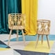 thumbnail image 3 of Maceta tejida con patas de pie para el hogar, cesta para maceta, soporte de flores de madera, 2 uds., 3 of 5