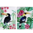 thumbnail image 4 of Benjaza 31.7" Transitional Wood Toucan Wall Art in Multi-Color (Set of 2), 4 of 5