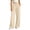 Beige, variant on Workout Pants Women Straight Leg Solid Color Gym Pants Athletic Running Casual Pants with Pockets L