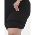 thumbnail image 3 of JMS Just My Size by Hanes Women’s Plus Millennium Skort, Sizes 1X-4X, 3 of 5