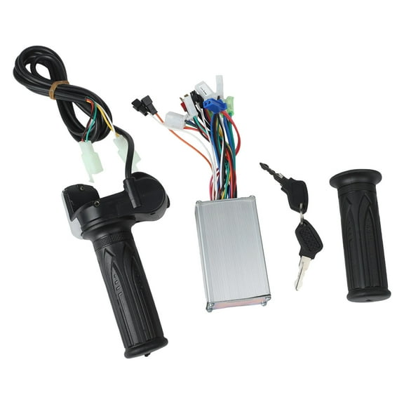 qiya Ebike Brushless Motor Controller LCD Display Throttle Handlebar 24V/36V/48V 250W