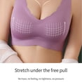 thumbnail image 4 of Under $5 No Underwire Bras for Women Plus Size Women Comfort Beautiful Back Seamless Seamless Bras Wireless Push UpT-shirt Bras Bralettes Thin Soft Everyday Bra(Purple,XL), 4 of 6