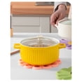 thumbnail image 5 of Daisies Trivet, Ngxiha Silicone Trivet Mats for Hot Pots and Dishes, Round Flexible Silicone Pot Holders Hot Pads, Anti-Slip Coaster, Heat Resistant Mat Multi-Use Creative Placemat, 5 of 5