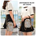 thumbnail image 6 of FORMRS Crossbody Bag for Women Quilted Travel Shoulder Cell Phone Purse with Chain Strap Handbag, Brown Cartoon Bears, 6 of 7