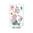 thumbnail image 2 of destyer 10 Sheets Cartoon Tattoos Stickers Printed Girls Ski Decal Adorable Temporary Sticker Body Ornament Dressing Decor Set, 2 of 9