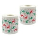 thumbnail image 1 of Christmas Theme Toilet Tissue Roll For Holiday Decorations Tableware Multi Color Design 2 Rolls, 1 of 2