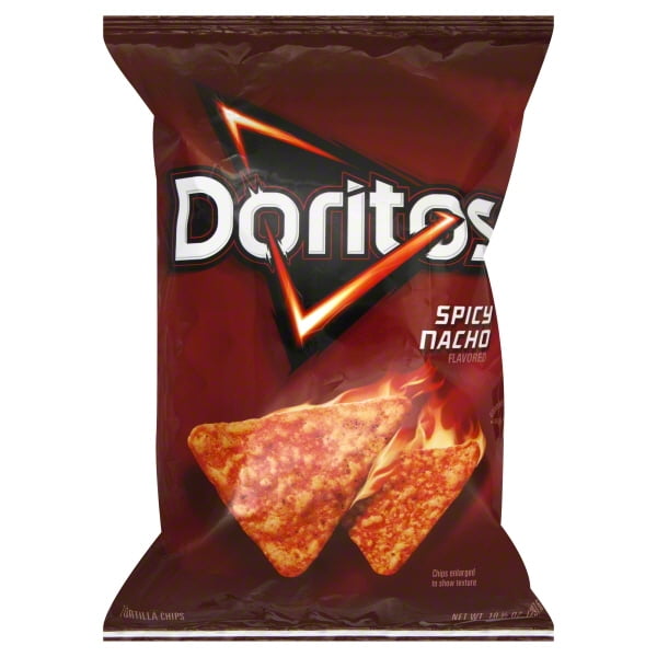 Doritos Spicy Nacho Flavored Tortilla Chips, 10.5 Oz. - Walmart.com