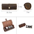thumbnail image 3 of Estuche de Viaje para Reloj jinwen de Cuero 3 Ranuras, 3 of 3