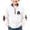 White, variant on Boys Half Zip Pullover Youth Hoodless Sweatshirt Teen Long Sleeve Western Collarless Jacket Outdoor Athletic Top