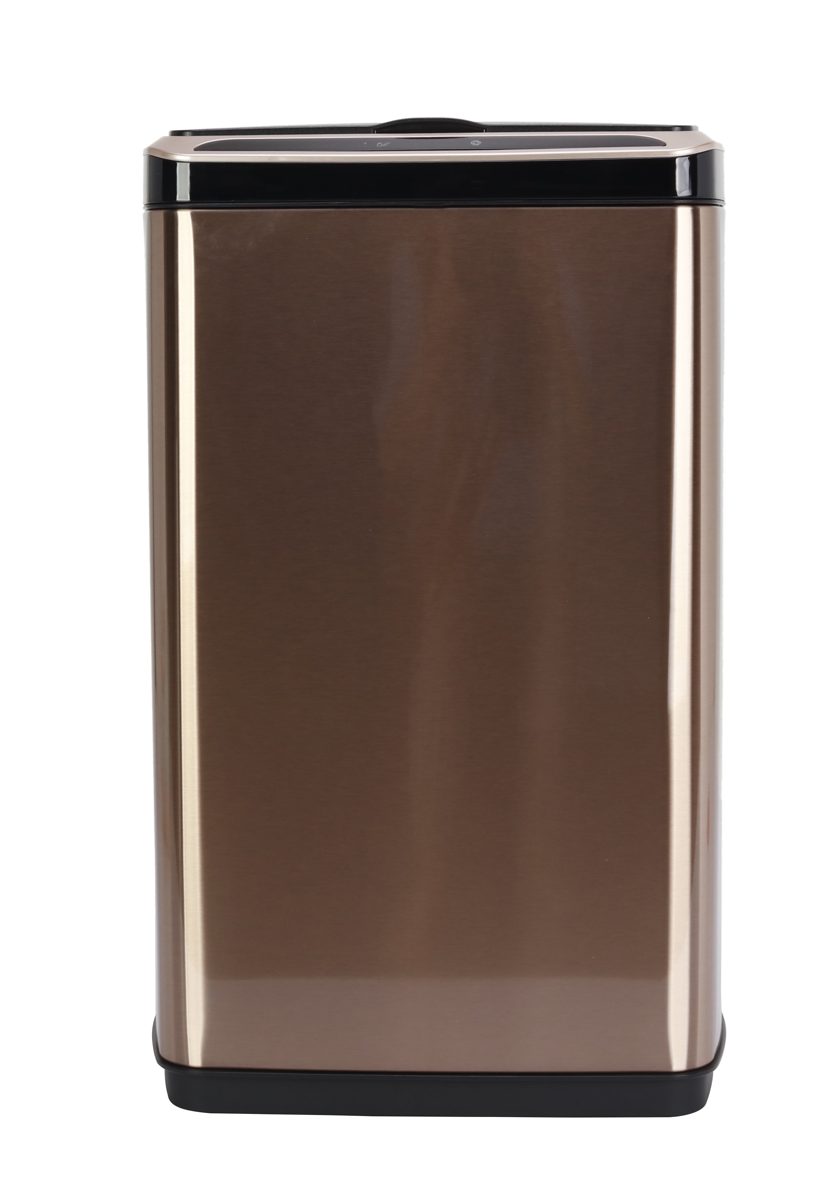 Eco Tech 13 Gal Stainless Steel Motion Sensor Kitchen Trash Can, Rose Gold