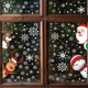 thumbnail image 3 of SZTXJ Christmas Window Stickers, Reusable 8 cute window decoration stickers designed for glass, 322 Christmas snowflakes with Santa, reindeer, snowman, 3 of 5