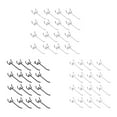thumbnail image 4 of pitrice 20 Pcs Crochet Mural Perforé pour Atelier Maison Remplacement Rangement Mural pour Pegboards Argent, 4 of 9