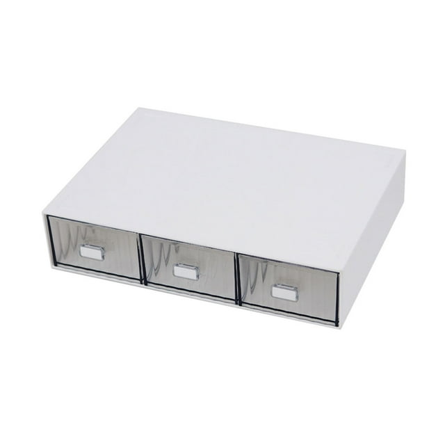 Maoww Drawer style storage box, plastic desktop cosmetic organizer, free combination, multi-layer stackable jewelry box