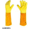 thumbnail image 1 of Gants de jardinage résistants aux coupures et aux épines - Paire de Gants de Jardinage - Protection Cuir - Gants de Jardinage pour les épines et Ronces et Gants de Travail--M, 1 of 5