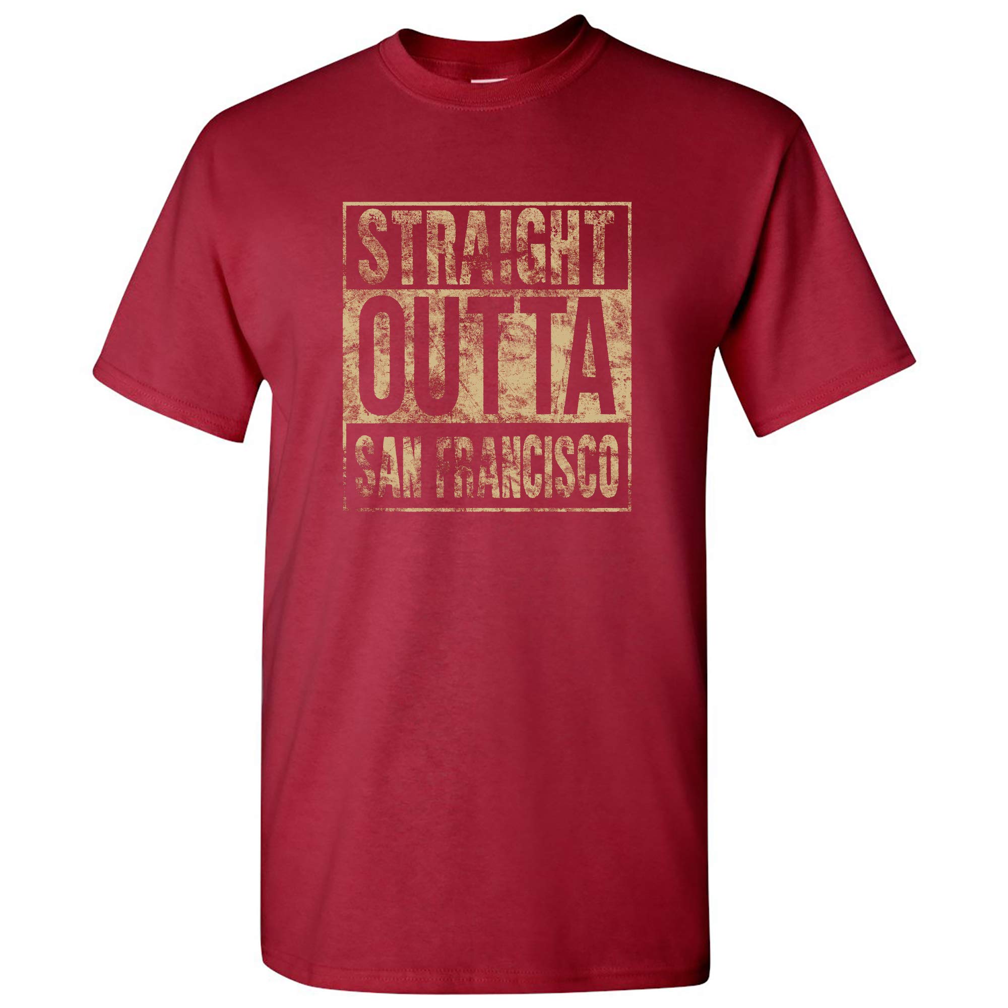 Straight Outta San Francisco - San Francisco Football T Shirt - Large - Cardinal - image 2 of 6
