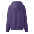thumbnail image 4 of WEAIXIMIUNG Sweatshirts pour Femmes Sans Capuche avec Graphiques Mode Décontractée Couleur Unie Pull Ample à Manches Longues Patchwork, 4 of 6