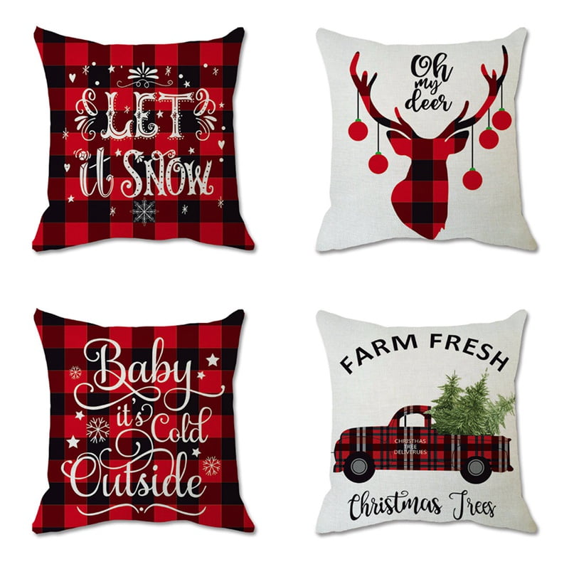 walmart christmas throw pillows