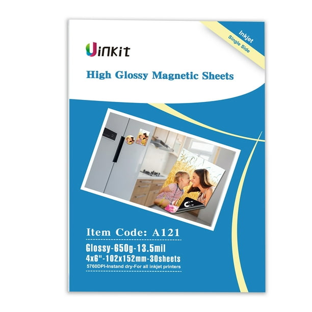 Uinkit 30 Sheets Printable sheets Non Adhesive 13.5mil 4x6