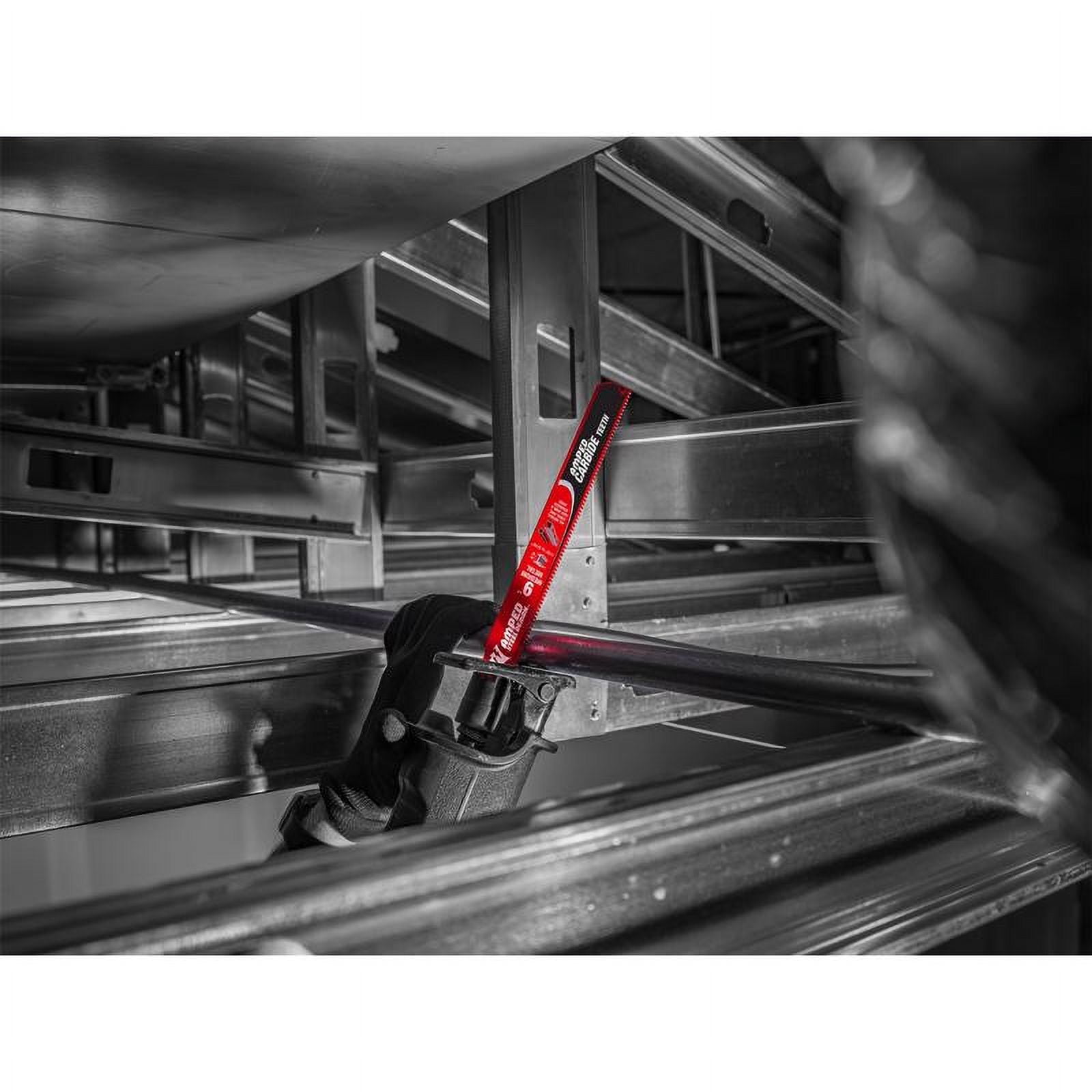 Freud DS0610CFA Reciprocating Saw Blade Demo Demon Amped 6" Carbide Tipped Medium Metal 10 TPI Red