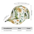 thumbnail image 2 of Rateoe Watercolor Bright Sunflowers Pattern Baseball Cap Outdoor Cap Mountain Dad Hat - Unstructured Soft Cotton Cap-Adjustable UV Protection Cap, 2 of 6