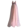 thumbnail image 1 of XASZHN Robe Arc-en-Ciel Unie Taille Haute pour Femme Robe de Maternité Longue Robe à Bretelles Robe de Maternité Extensible Robe Rose pour Femme Rose m, 1 of 8