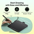thumbnail image 7 of XPPen Deco 640 Drawing Tablet with 16384 Pressure Levels Sensitivity Battery-Free Stylus 6*4 Inch OSU Drawing Pad Graphic Tablet for Digital Drawing Teaching Designing Editing Work for PC Mac Android, 7 of 7