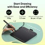 XPPen Deco 640 Drawing Tablet with 16384 Pressure Levels Pen,6x4 Inch OSU Drawing Pad,Graphic Tablet for E-Learning,Digital Drawing Pen Tablet for Mac/Windows/Chromebook