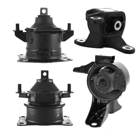 4M Auto Parts Right Rear Front Engine Mounts & Left Transmission Mount 4PCS Parts 10044 9799 9247 9667