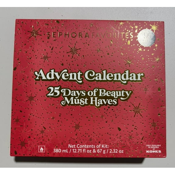 Sephora Favorites Advent Calendar 25 Days Of Beauty 2025 Holiday LIMITED Edition
