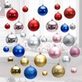 thumbnail image 4 of 1 bola decorativa navideña de 150 mm a 250 mm para árbol de Navidad, adorno colgante brillante para el hogar, bar, fiesta, boda, decoración navideña, 4 of 5
