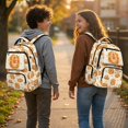 thumbnail image 3 of KUIFORTI Capybara Leaf Girls Backpack Kids School Bag Cute Bookbag Comfortable with Adjustable Straps Back to School Gifts, 3 of 7