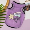thumbnail image 5 of Lindo disfraz de verano de fibra de poliéster fresco y transpirable para gatos, camiseta para gatos, chaleco para cachorros, ropa para perros, 5 of 5
