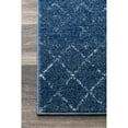 thumbnail image 4 of nuLOOM Moroccan Blythe Dark Blue 6' 7" x 9' Transitional Oval Rug, 4 of 6