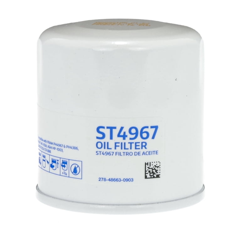6 pack) SuperTech ST4967 10K mile Spin-on Oil Filter, , for