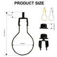 thumbnail image 3 of 2Pcs Lamp Shade Light Bulb Clip Adapter Lamp Shade Holder Clip on Lampshade Adapter Bulb Spring Clip Easy to Install, 3 of 9