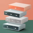 thumbnail image 6 of NIBOLOG Drawer Storage Box Fashion Creative Lightweight Drawer Storage Case File Sundries Rack for Home, 6 of 8