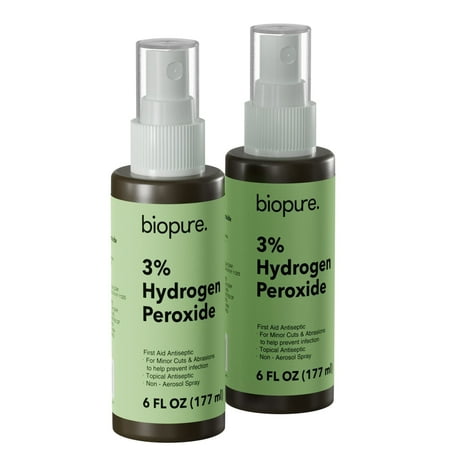 Biopure Hydrogen Peroxide 3% Topical Spray, 6 fl oz, 2 Count