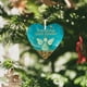 thumbnail image 1 of Corazón de cristal marino hecho a mano | Recuerdo de amistad eterna | Decoración para el hogar con cristal marino reciclado para la sala de estar, 1 of 5