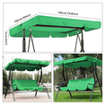 thumbnail image 3 of 3X Canopy Swing Top Cover & Swing Seat Cover, 3 Seater Patio Swing Chair Canopy Top Cover, 3 of 7