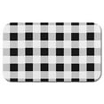 thumbnail image 2 of Buffalo Plaid Black Dish Drying Mat Heat Resistant Drying Mat for Kitchen Counter Collapsable Kitchen Drying Mat for Shop Counter (19.5x12in,Set Of 2), 2 of 7