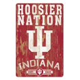 thumbnail image 1 of Indiana Hoosiers Sign 11x17 Wood Slogan Design, 1 of 1