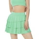 thumbnail image 1 of Pantalones cortos de yoga para mujer, falda holgada de dos piezas, secado rápido, para correr, fitness y tenis, 1 of 3