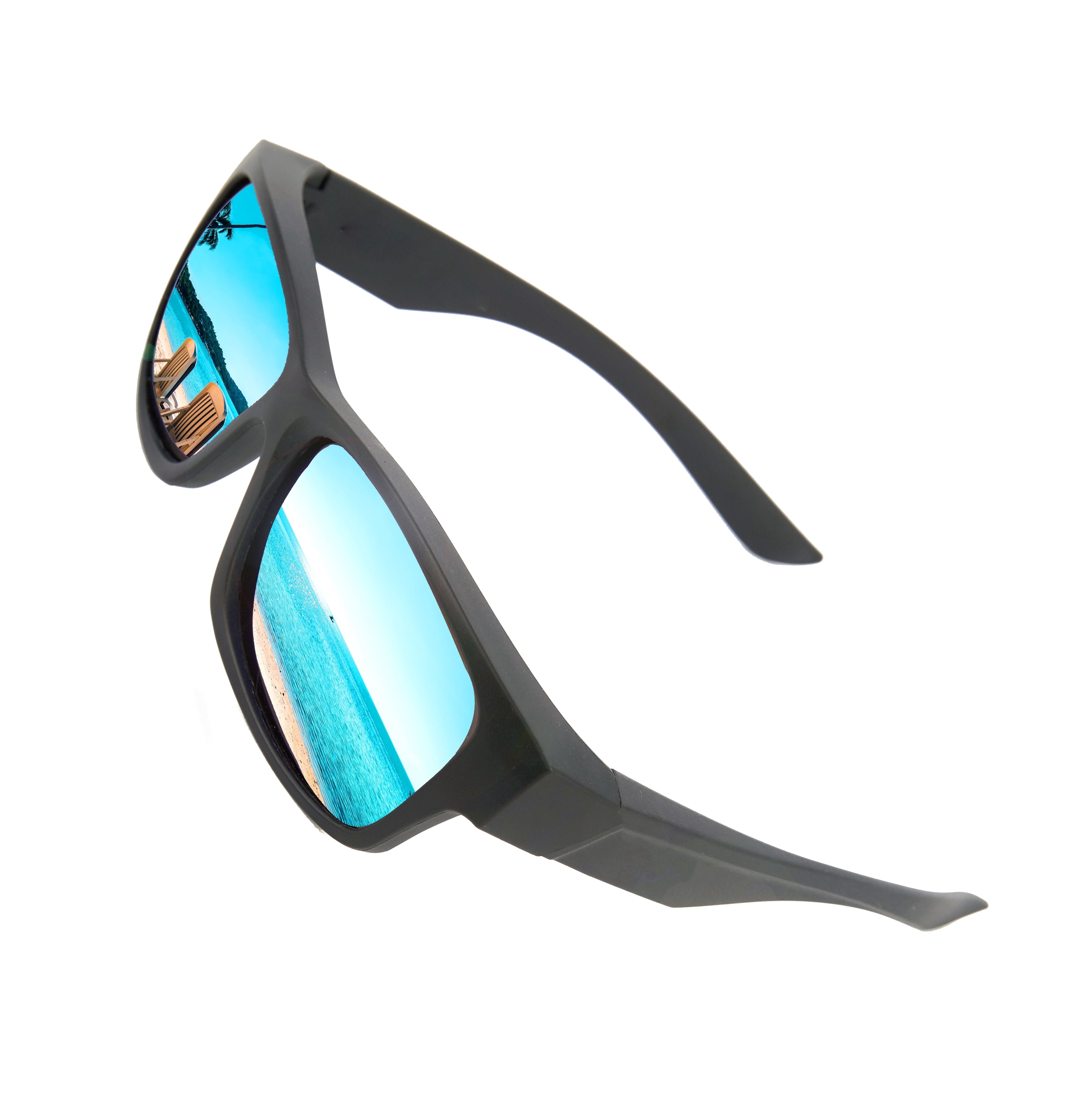 Under Armour Unisex Matte White Blue Halftime Rimless Shield