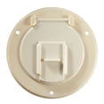 thumbnail image 3 of RV Designer B122 Basic Cable Hatch - Round, Colonial White, 3 of 3