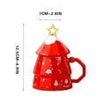 thumbnail image 2 of Christmas Mug, Ceramic Coffee Cup, Large Capacity Festive Christmas Ceramic Mug with Exquisite Holiday Patterns, Durable Sturdy Material, Unique Design, Perfect Gift for Family and Friends, 2 of 6