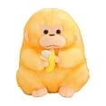 thumbnail image 3 of Msgweeeg Cute Stuffed Animals Plushs Toys 23CM Simulated Golden Toy Eating Bananas for Boys and Girls Holiday Birthday Gifts Pranks Funny Toys Soothing Sleep Gifts for Teen Girls, 3 of 7