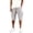 White, variant on Zimjoy Men's Bermuda Long Cargo Shorts Below Knee Elastic Waist Drawstring Relaxed Fit Work Casual Shorts, Khaki L